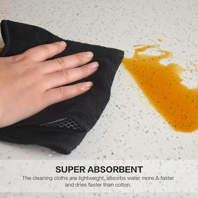 SINLAND Microfiber Dish Cloth for Washing Dishes Best Kitchen Washcloth Dish - Image 7