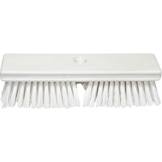 SPARTA Plastic Floor Scrub Brush, Brush Head Only, Deck Brush by SPARTA