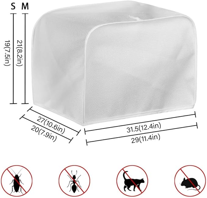 Black Cat Printed Toaster Cover for Anti-Dust & Fingerprint Kitchen Small Appliance, Floral Printed Toaster Oven Cover Microwave Toaster Oven Cover Decor Accessories for Kitchen