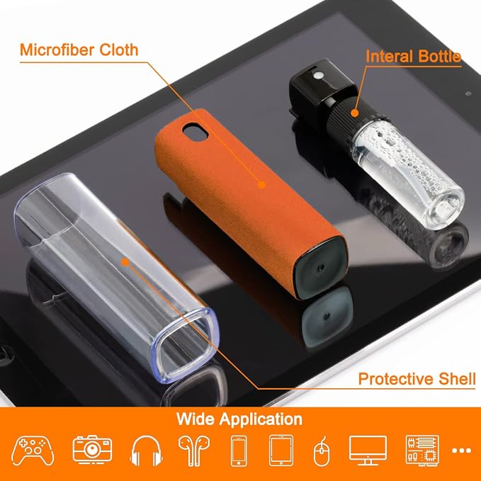 Screen Cleaner Touchscreen Mist Spray, walrfid Cleaning Kit - Image 2