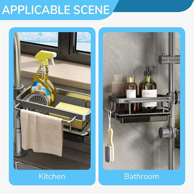 Sink Organizer Rack for Kitchen and Bathroom, 2024 New Kitchen Sink Faucet - Image 6