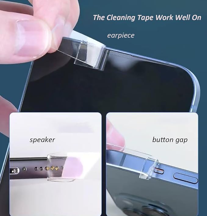 Cell Phone Cleaning Tools for iPhone Charging Port Dust Remover Tape, Phone - Image 4