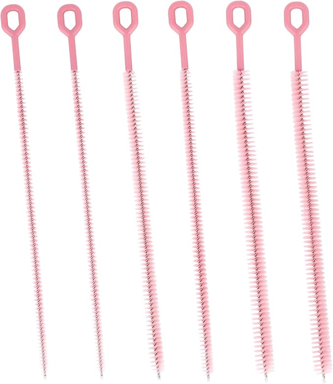 6pcs Straw Cleaner Brushes for Stanley, 31.5cm/12.4in Extra Long Full Bristles by BOXOB