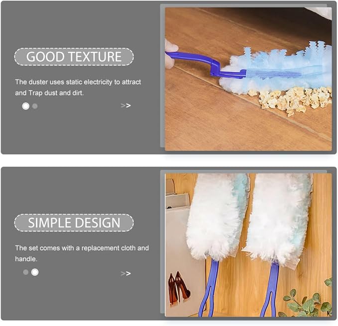 Electrostatic Duster with Handle 11pcs Set - Image 7