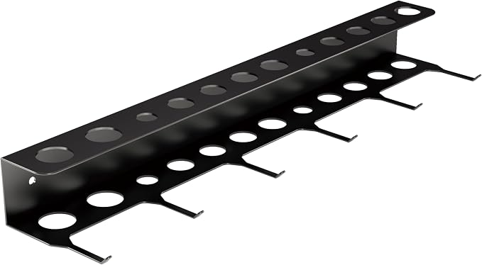 Wall Mount Brush Holder & Tool Hanger Rack by Unknown