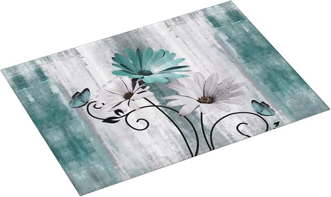 Floral Dish Drying Mat 18x24 Inches - Image 5