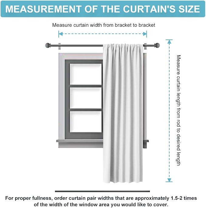 RYB HOME Blackout Curtains Pair - Image 8