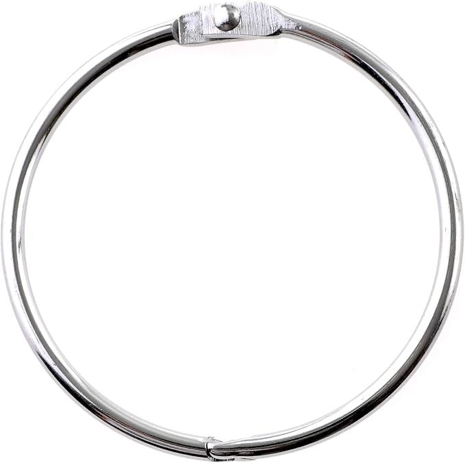 SlipX Solutions Chrome Simple Slide Shower Curtain Rings Provide Effortless by SlipXSolutions