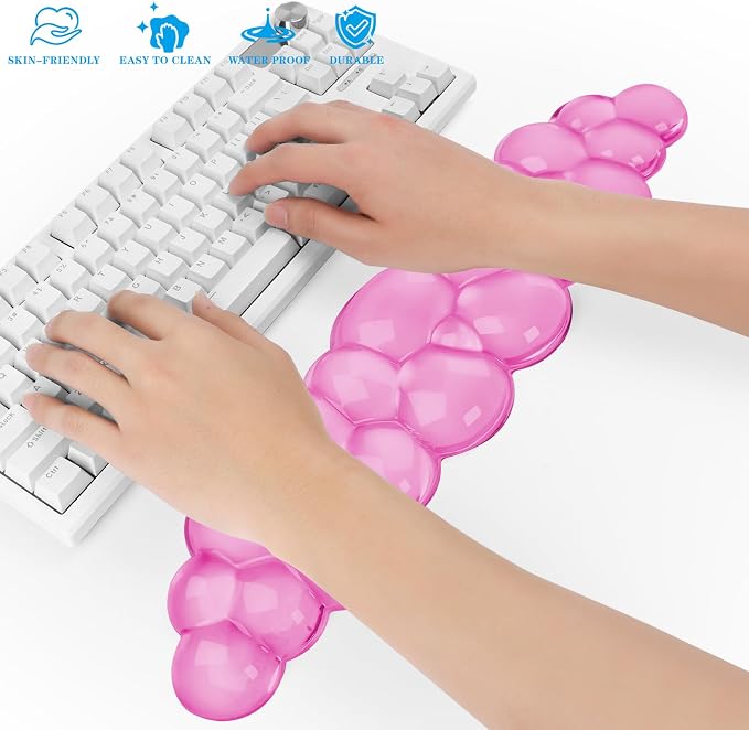 Gel Cloud Keyboard Wrist Rest, Cute Wrist Support and Arm Support Keyboard Rest - Image 5