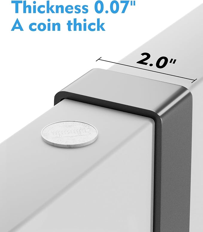 Over the Door Broom Holder, Mop and Broom Holder Door Mount, Hanging Organizer - Image 3