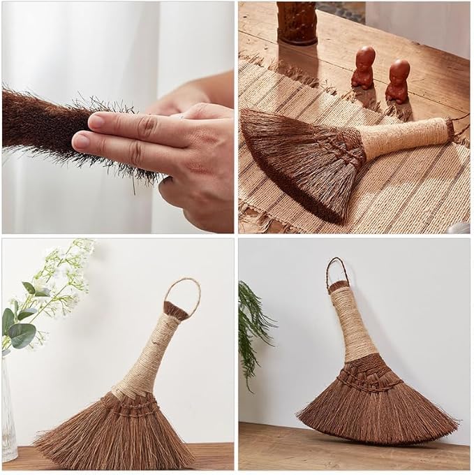 1Pc Natural Straw Whisk Broom Small Hand Broom - Image 8