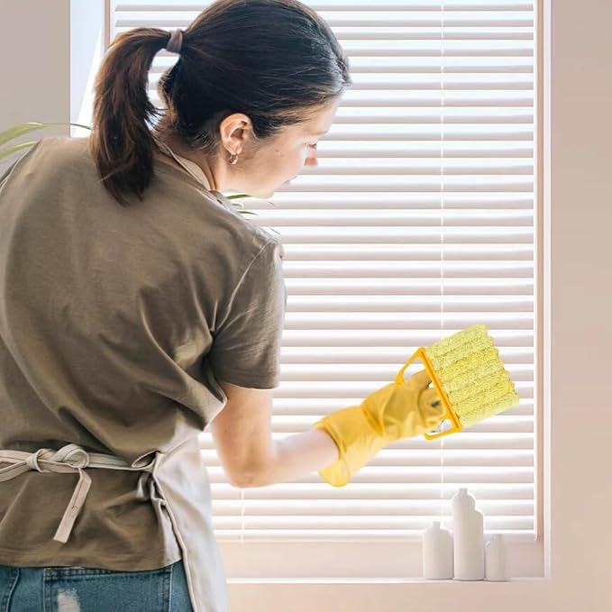 4PC Blind Cleaner Duster Tool, 2025 Upgrade Window Venetian Microfiber 7 Finger - Image 7