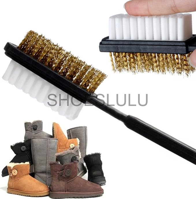 Suede & Nubuck 2 Ways Leather Larger Brush Cleaner - Image 2