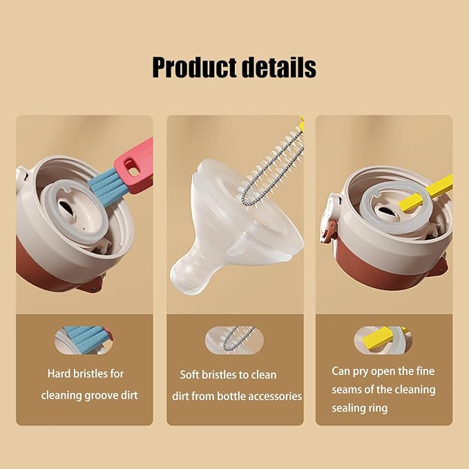 3 in 1 Cup Lid Cleaning Brush - Image 5