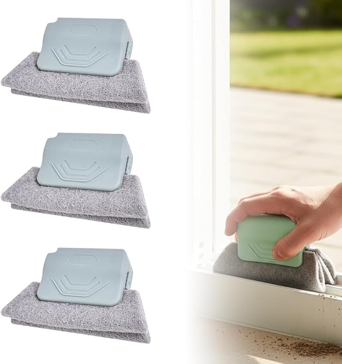 Magic Window Track Cleaner, 2026 New Window Groove Cleaning Brush Tools Set by FANSUIT