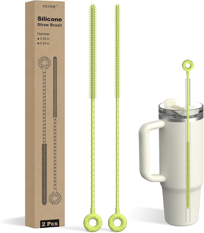 YOTIME Silicone Straw Cleaner Brush by YOTIME
