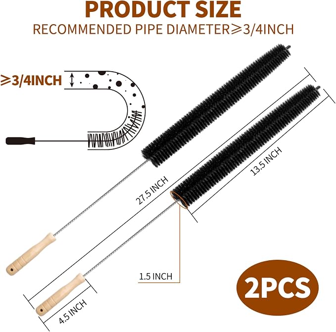 2Pack Flexible Dryer Vent Cleaning Brush - Image 5