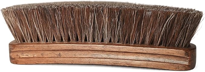 Lincoln Horsehair Shoe Shine Brush – 100% Genuine Horsehair Bristles & - Image 3