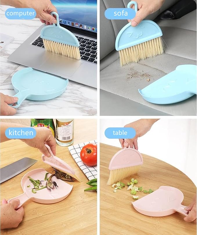 Small Broom and Dustpan Set for Home, Mini Clean Brush - Image 6