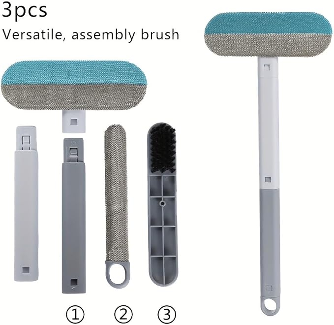 4-in-1 Pet Hair Remover & Window Screen Cleaner, Wet/Dry Dual-Use - Image 3