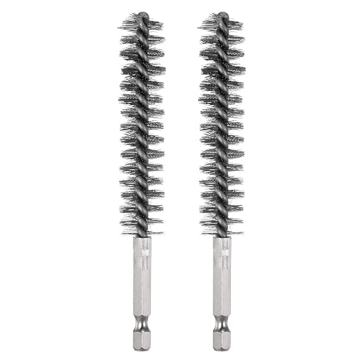 HARFINGTON 2pcs Stainless Steel Bore Brush 15mm Dia Cleaning Wire Brush by HARFINGTON