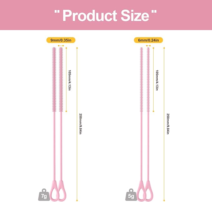 Silicone Straw Cleaner Brush - Image 2