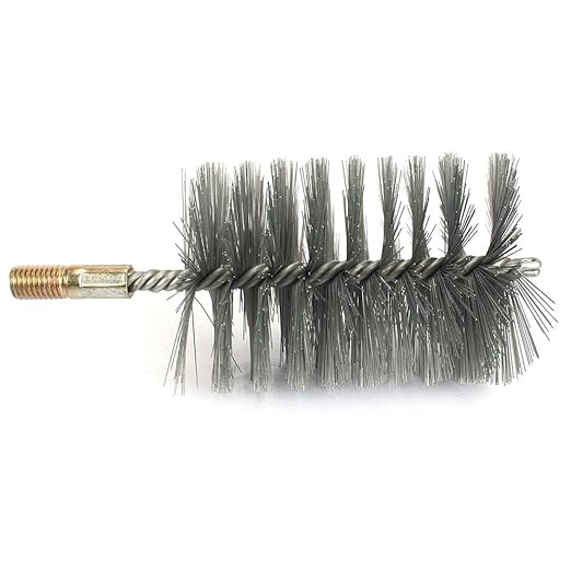1Pc 3" Round Pipe Tube Stainless Steel Wire Brush 75mm by Baisiky
