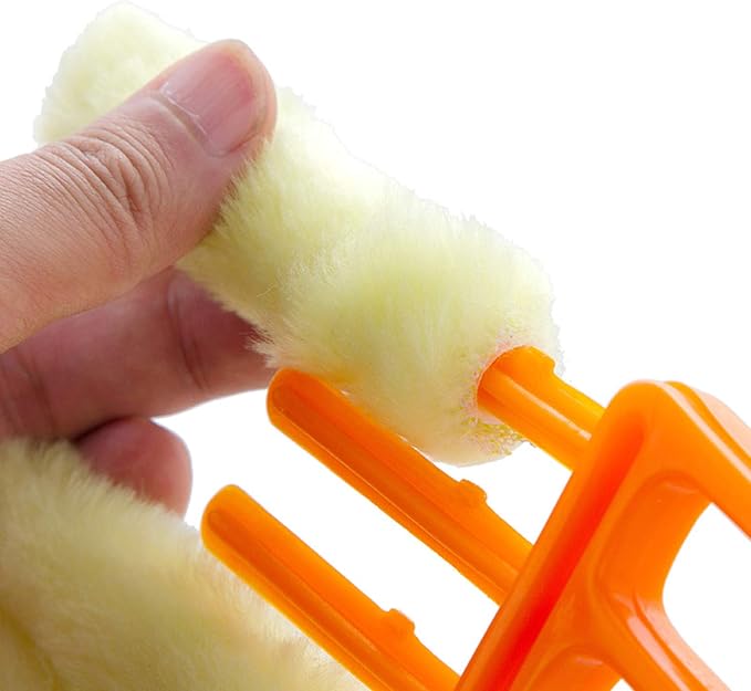 2 Pcs Blind Cleaner Washable Window Dusting Cleaner Tool Mini Blind Duster - Image 4