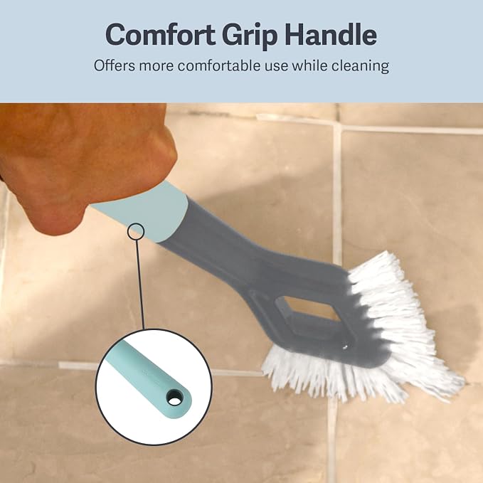 Casabella Smart Scrub Heavy-Duty Tile and Grout Brush - Image 4