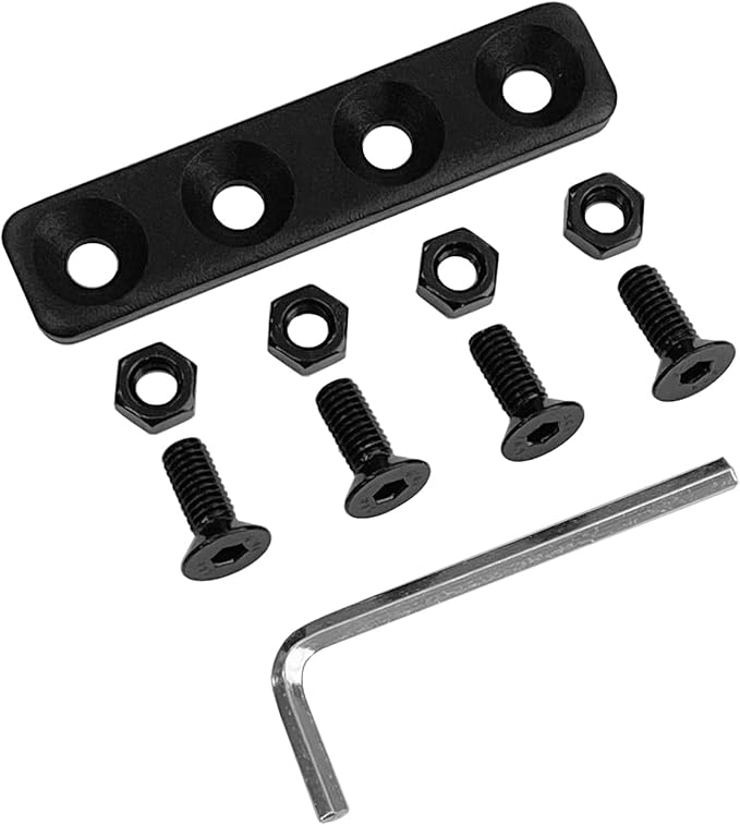 Homacer Sliding Barn Door Hardware Black Carbon Steel Track Connector by HOMACER