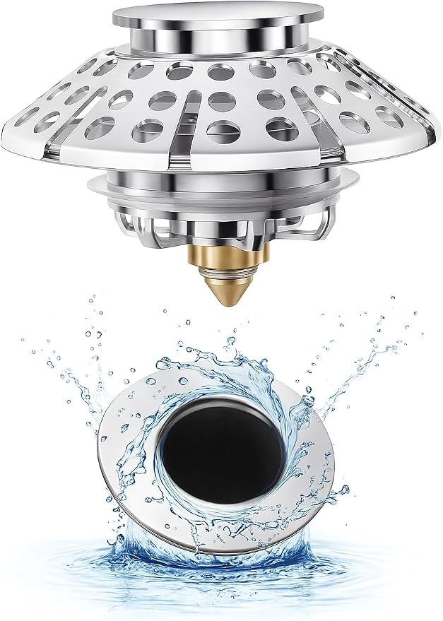 3-in-1 Bathtub Drain Stopper by PROFECTUS