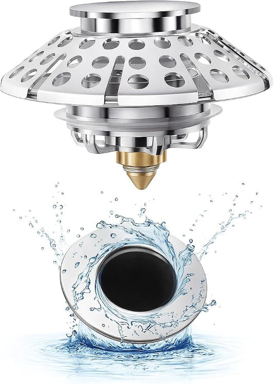 3-in-1 Bathtub Drain Stopper by PROFECTUS