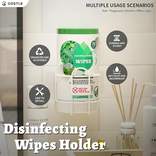Wipes Holder, Wall Bracket for Cleaning Wipes - Image 3