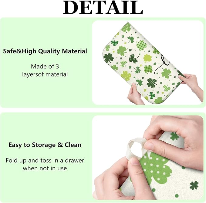 St. Patrick's Day Dish Drying Mat - Image 7
