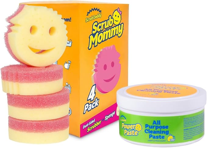 Scrub Daddy Sponges & PowerPaste XL Value Pack by ScrubDaddy