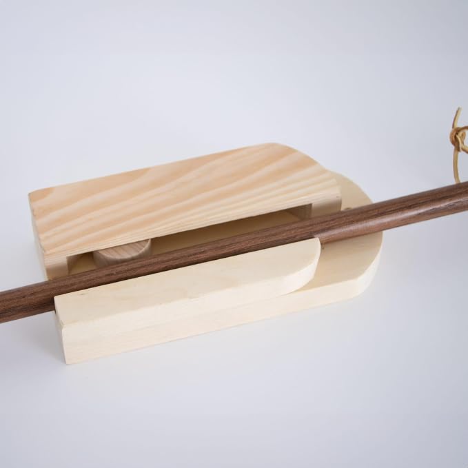 Lehman's Amish Handcrafted Broom Holder, Wall-Mount Wooden Storage Solution - Image 5