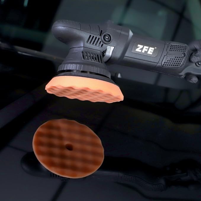 Buffing Polishing Pads, ZFE 7Pcs 6" Waffle Foam Buffing Pads Polishing Pads - Image 9