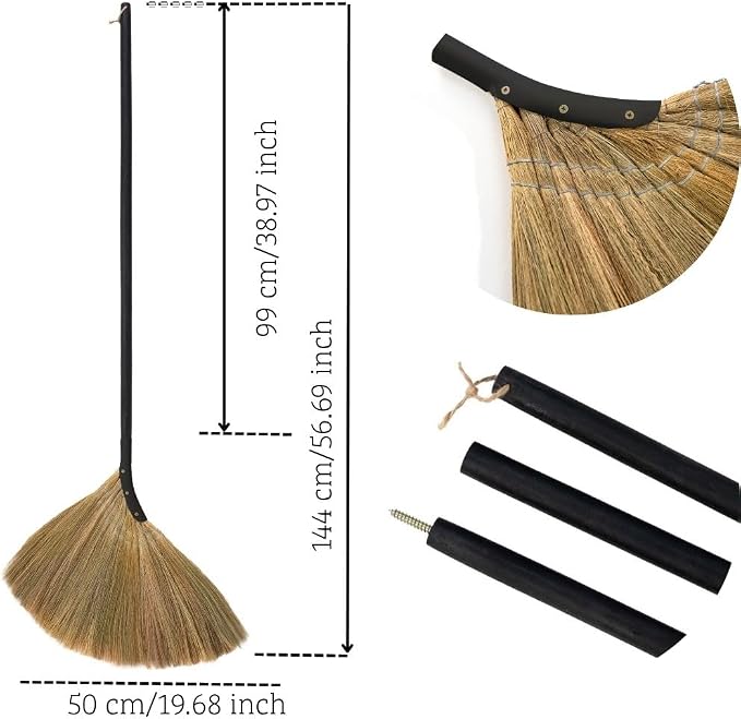 Vietnamese Straw Soft Broom - Image 2