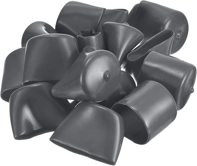 uxcell 20pcs Rubber End Caps 36mm ID Vinyl Round Tube Bolt Cap Cover Thread - Image 4