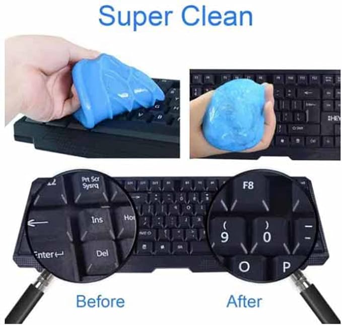 Tyenaza Dust Clean Clay, Keyboard Cleaning Gel Universal Dust Keyboard Cleaner - Image 2