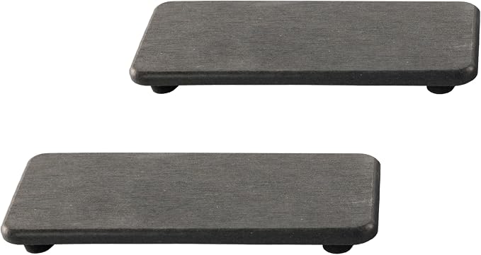 2 Pcs Water Absorbing Stone Trays, Kitchen/Bathroom Sink Soap Dish, Diatomite by NiuYichee