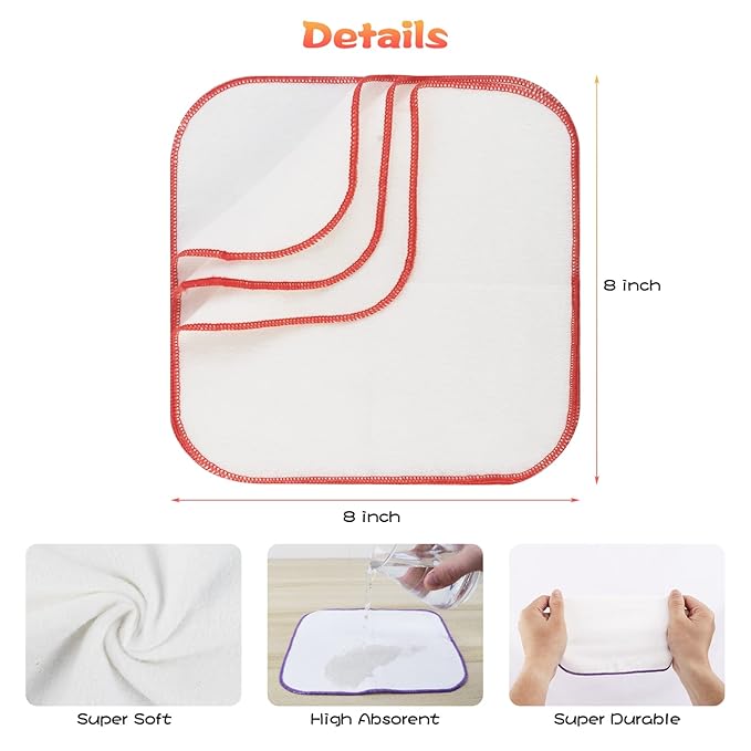 54 Packs Flannel Cloth Baby Wipes - Image 6