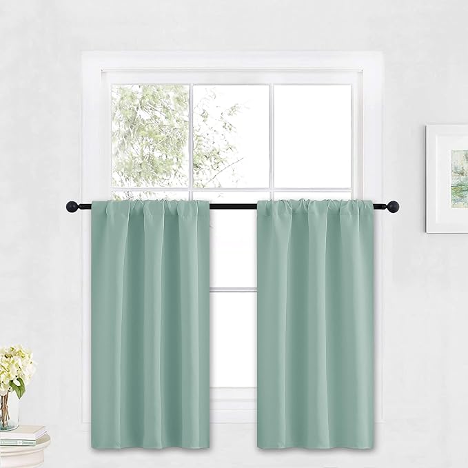 RYB HOME Small Curtains Blackout by RYBHOME