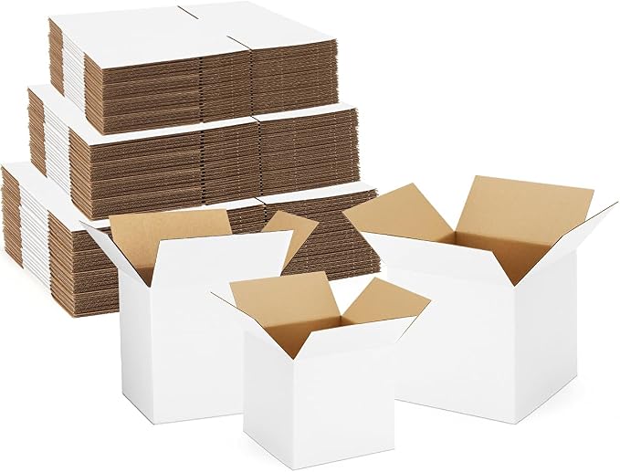 Assorted-Sizes-Shipping-Boxes-45-Pack: 4x4x4 & 5x5x5 & 6x6x6 by POEVER