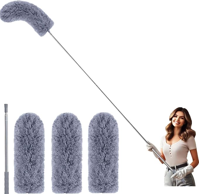 110" Extendable Feather Duster by Unknown
