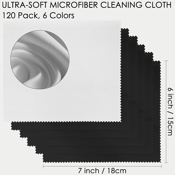 120 Pack Microfiber Cleaning Cloths - Image 2