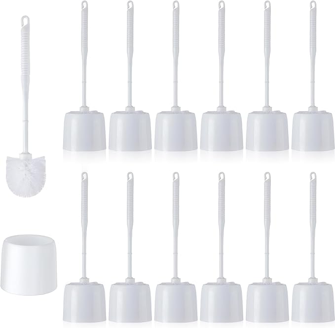 Roshtia 12 Sets Toilet Brush and Holder Set by Roshtia