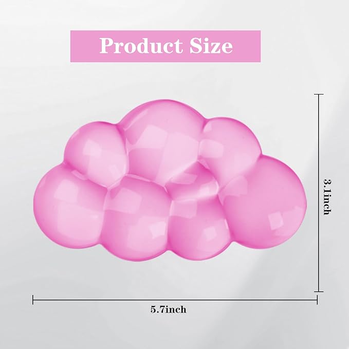 Gel Cloud Mouse Wrist Rest, Cute Wrist Support and Arm Support - Image 5