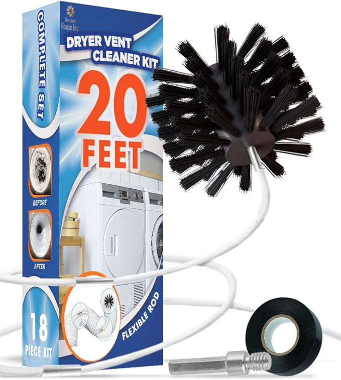 The Professional Dryer Vent Cleaner Kit by SmartHouseInc