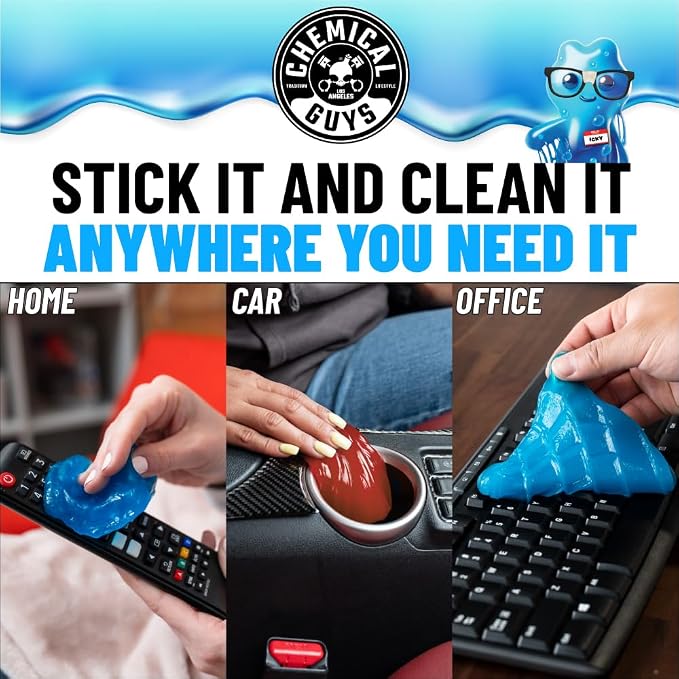 Chemical Guys Sticky Icky Car Cleaning Gel, Car Dust Crevice Cleaner, Slime - Image 6